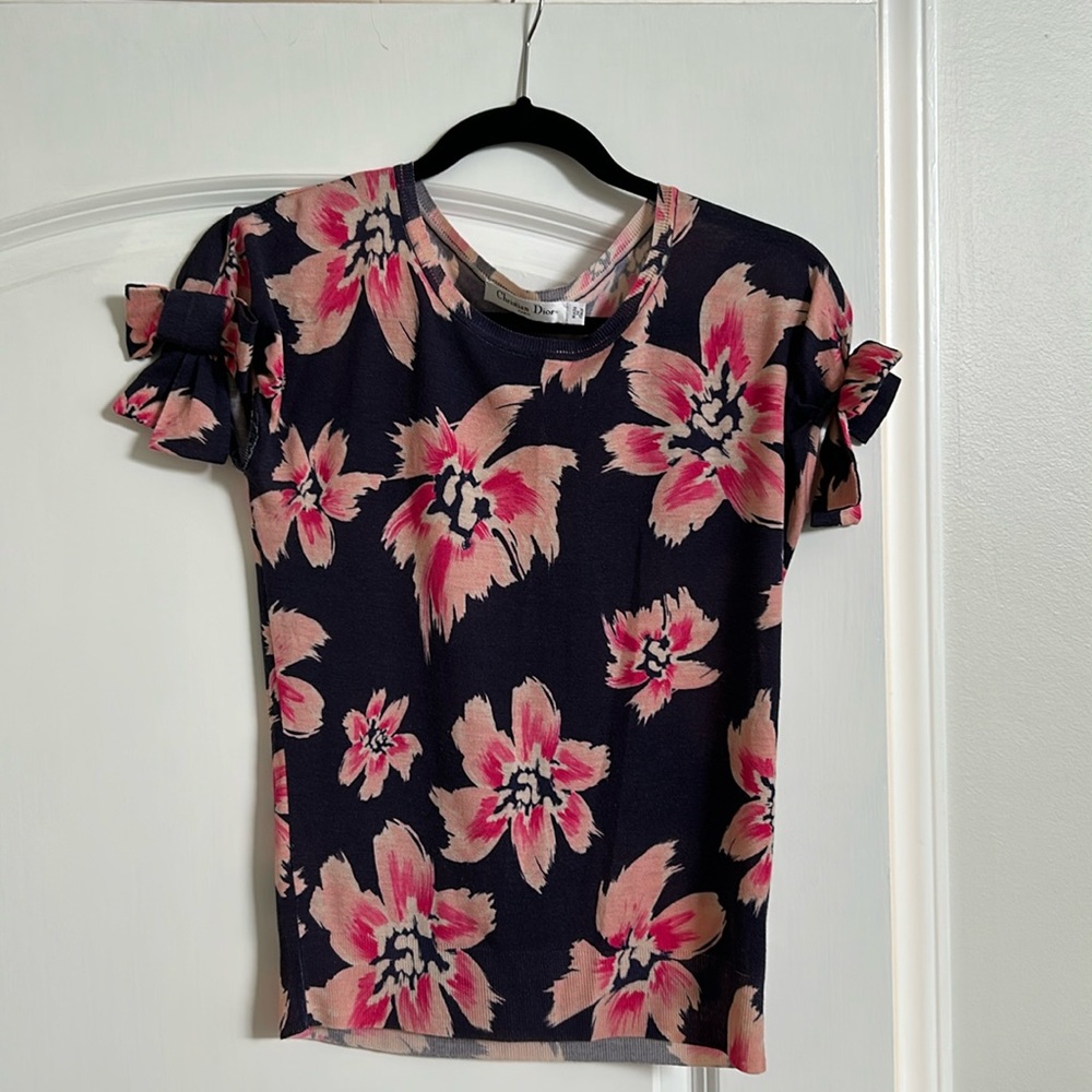 Christian Dior knit top size s/m